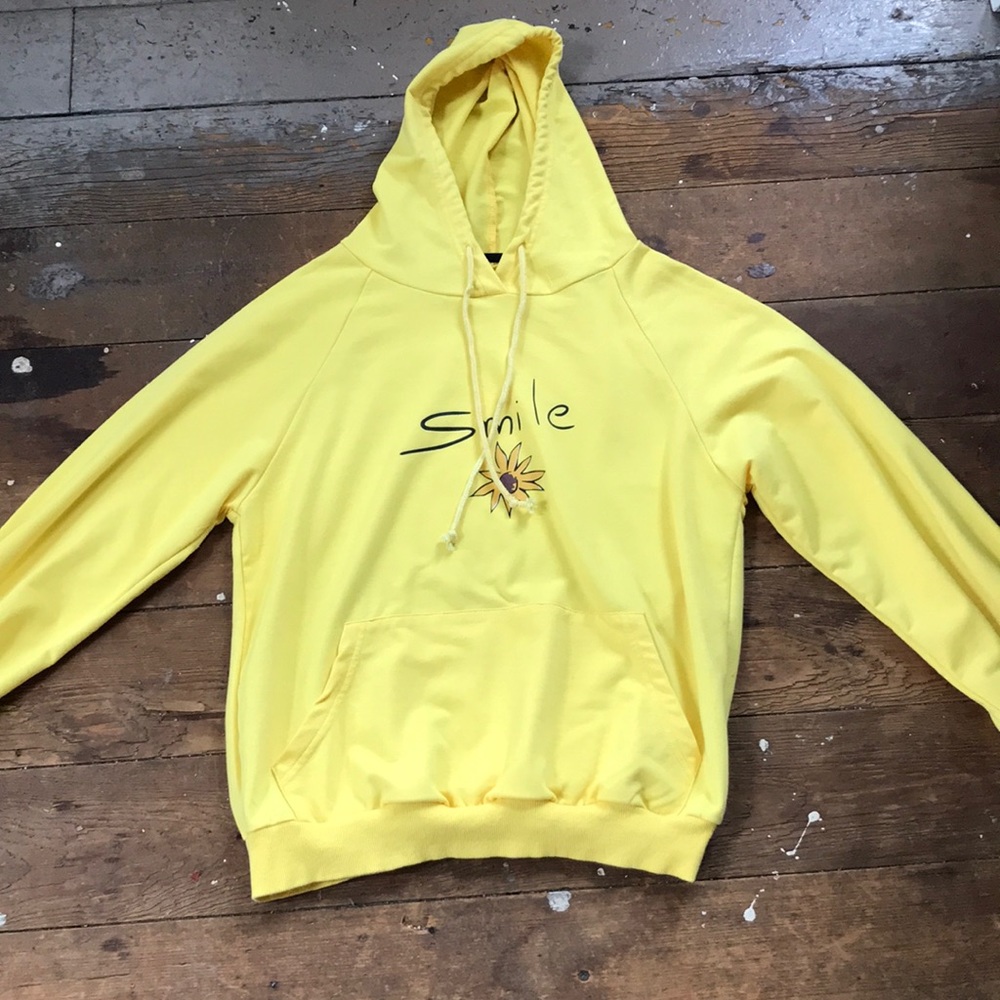 Yellow sunflower hoodie